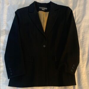 Teenflo Maurice Tarica Canadian wool blend  single button lined blazer EUC